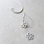 n°141•Créoles Fleurs-Modulables .