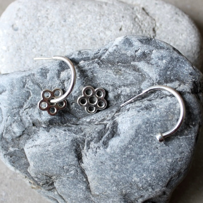 n°141•Créoles Fleurs-Modulables .