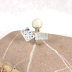 n°18•Bague Plateau Ajustable