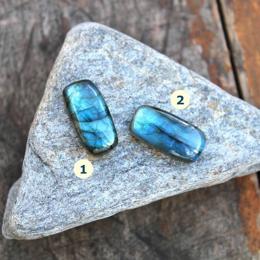 n°50•Bague Rectangulaire Labradorite