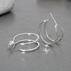 n°111•Boucles Créoles Doubles