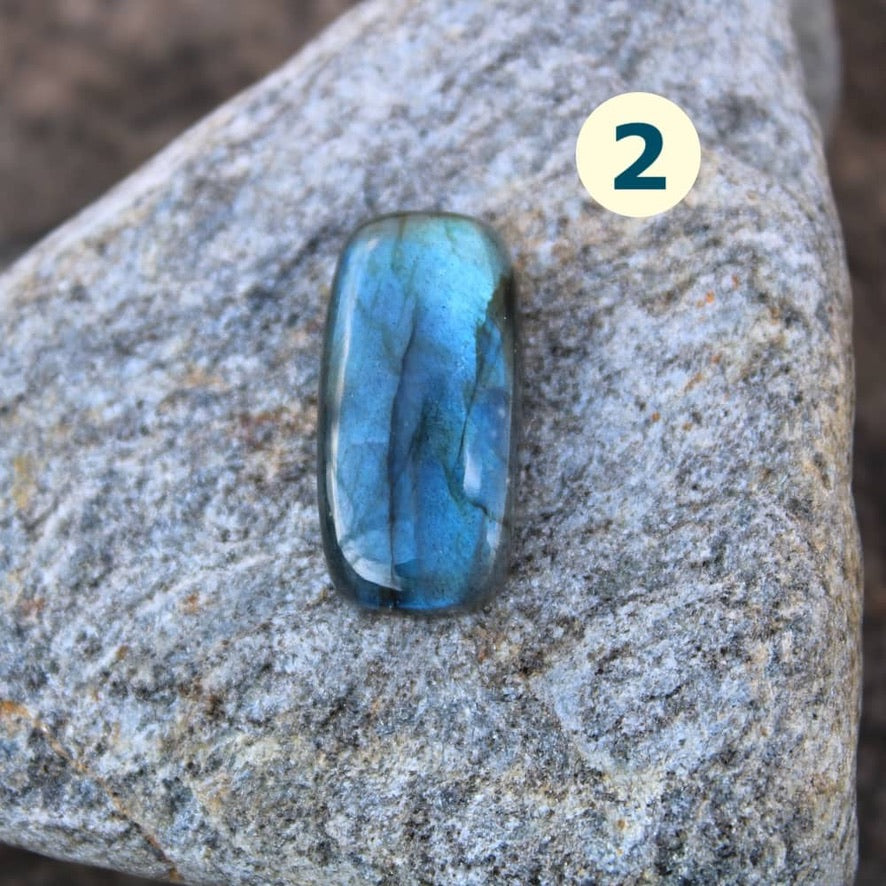 n°50•Bague Rectangulaire Labradorite
