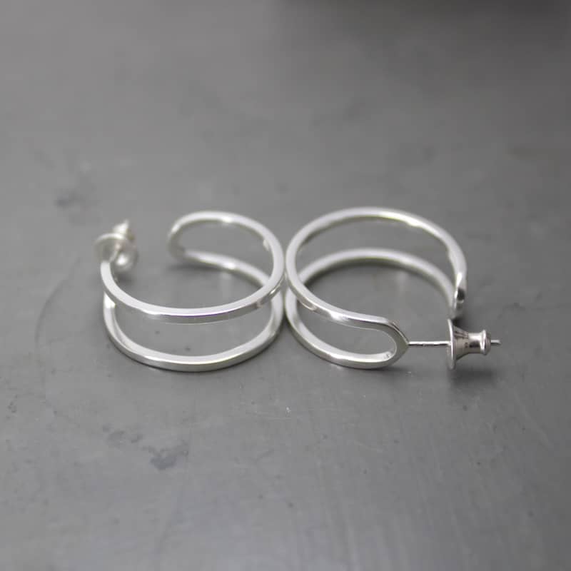 n°111•Boucles Créoles Doubles