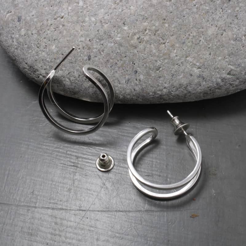 n°111•Boucles Créoles Doubles