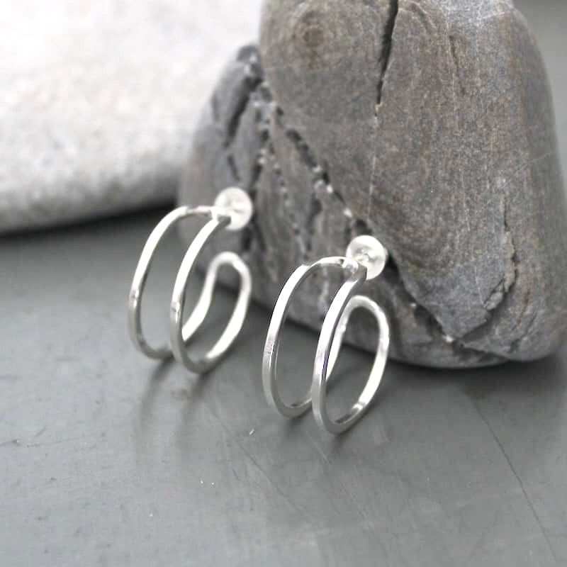 n°111•Boucles Créoles Doubles